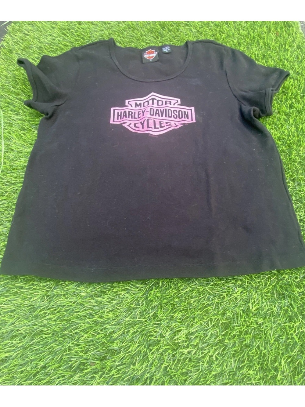 Harley Davidson Women’s XL Black With Pink T-shirt